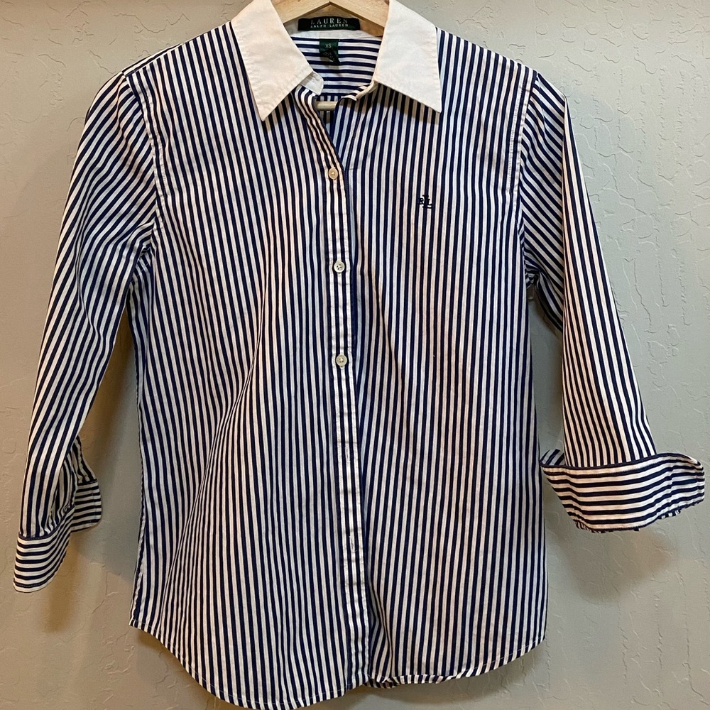 Lauren by Ralph Lauren button-down non-iron shirt